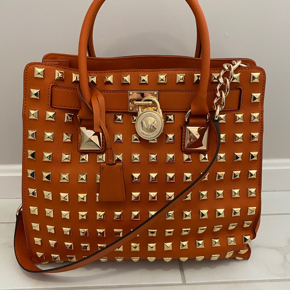 Michael Kors Hamilton Studded Purse